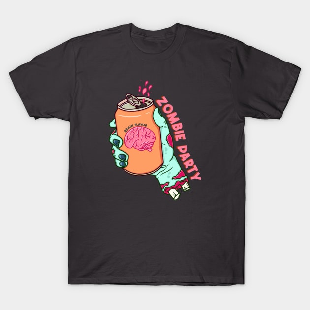 Zombie Party T-Shirt by Kimprut